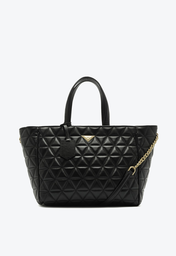 Bolsa Shopping Preta Schutz Grande 944 Travel Couro