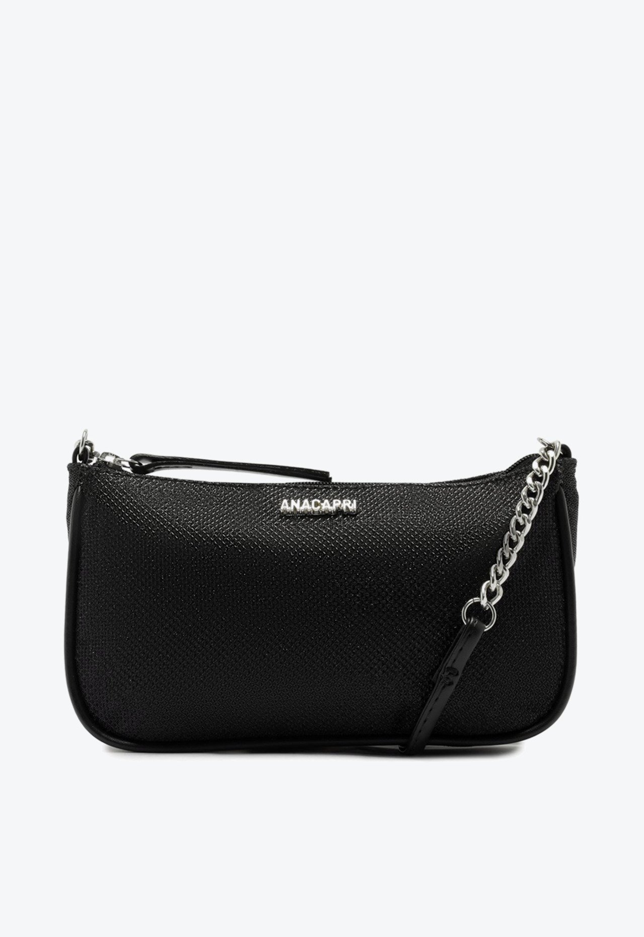 Bolsa Tiracolo Média Gana Preta | ZZ MALL