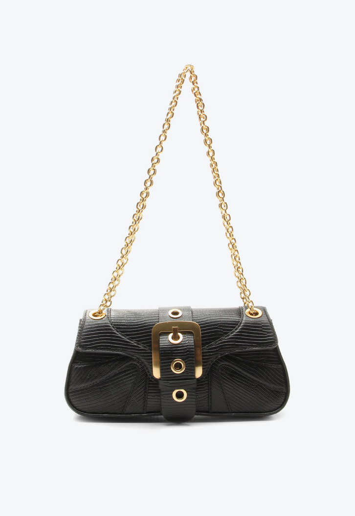 ひめ Bolsa Tiracolo Giulia Média Preto | ZZ MALL