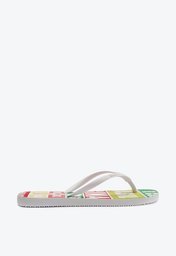 Chinelo Branco Anacapri Estampa Guaraná