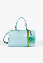Bolsa Bowling Azul Schutz Jasmine Couro
