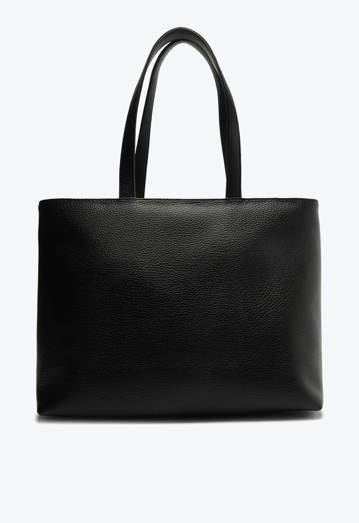 Bolsa Shopping Preta Arezzo Grande Bolso Frontal