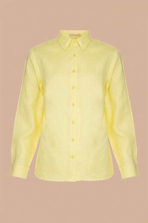 Camisa Amarela Carol Bassi zelda
