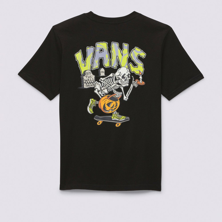 Camiseta Haunted House Of Vans Ss Infantil Black