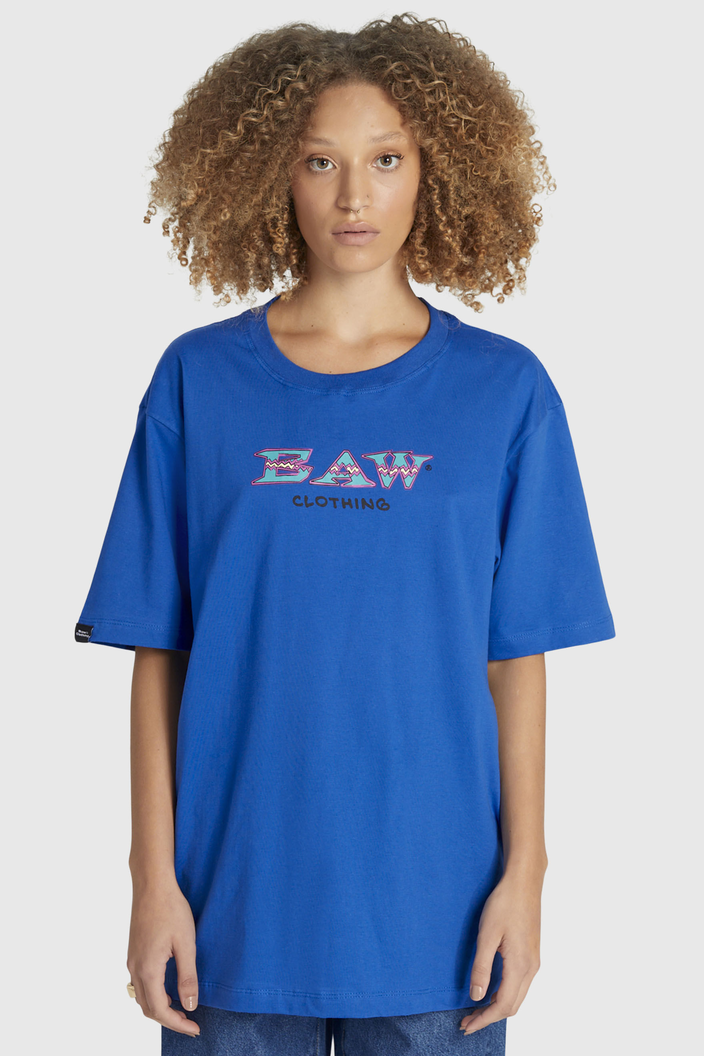 Camiseta Azul Baw Clothing Mc Regular Bawlolo