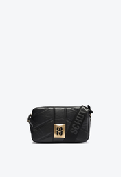 Bolsa Tiracolo Preta Schutz Lorie Couro
