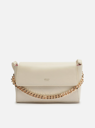 Bolsa Tiracolo Off-white Arezzo Pequena Corrente Metal