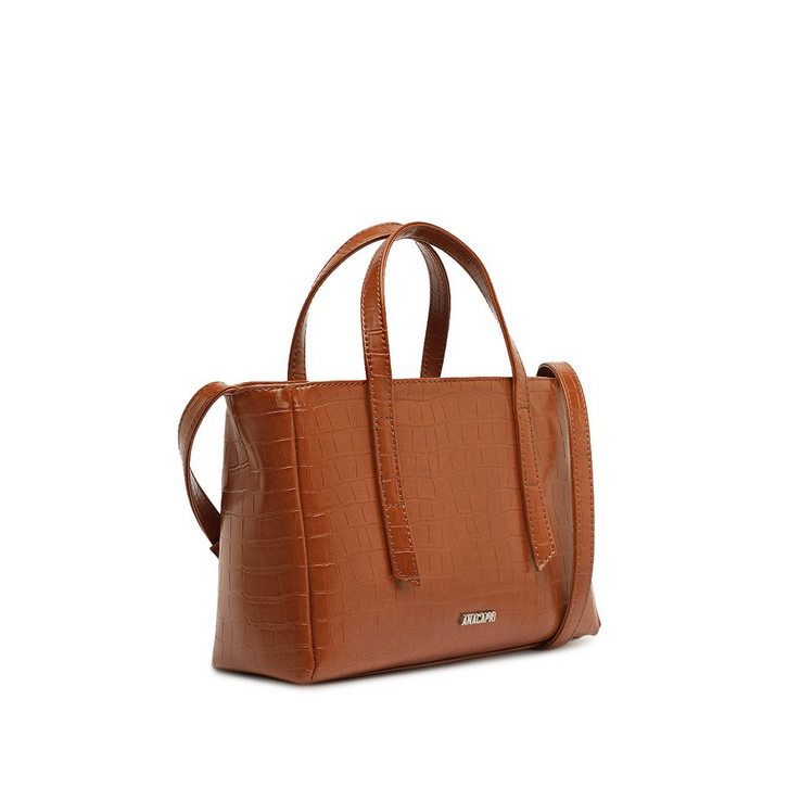 Bolsa Tote Média Work Day Marrom | ZZ MALL