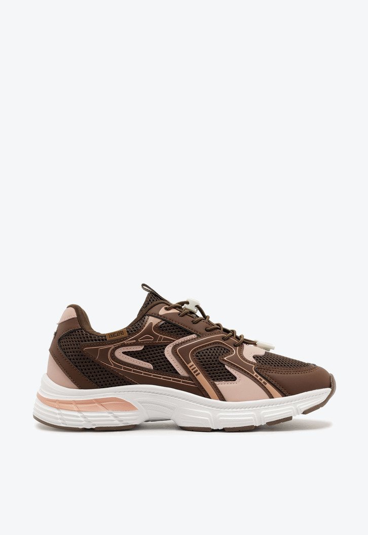 Tênis Robusto Sporty Marrom e Rosa