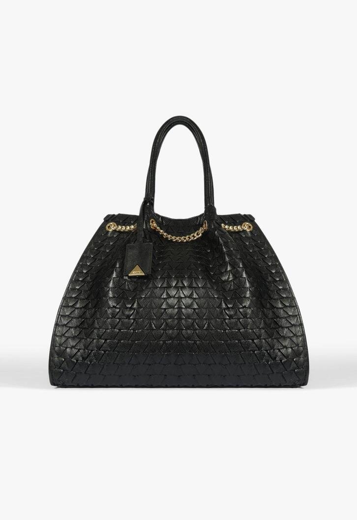 Bolsa Tote Rebecca Couro Preta