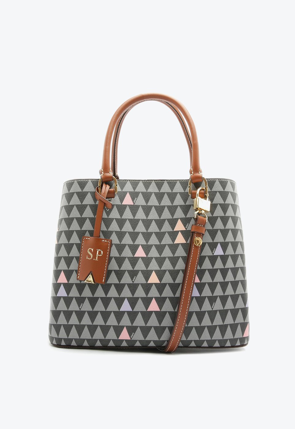 Bolsa Tote Preta Schutz Lara New Triangle | ZZ MALL