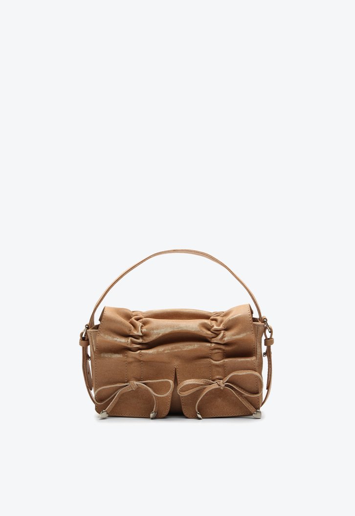 Bolsa Shoulder Bella Pequena Caramelo