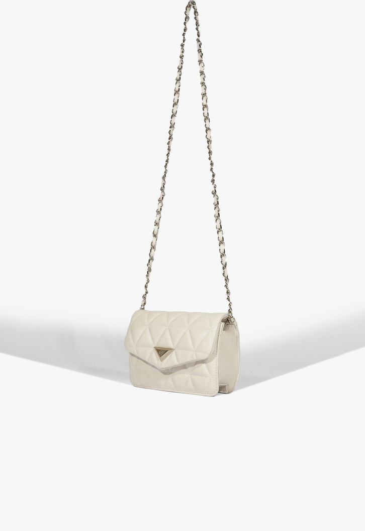 Bolsa Tiracolo Branca Schutz Pequena 944 Couro