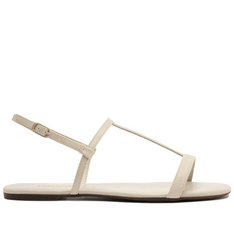 Sandália Rasteira Tiras Finas Branca