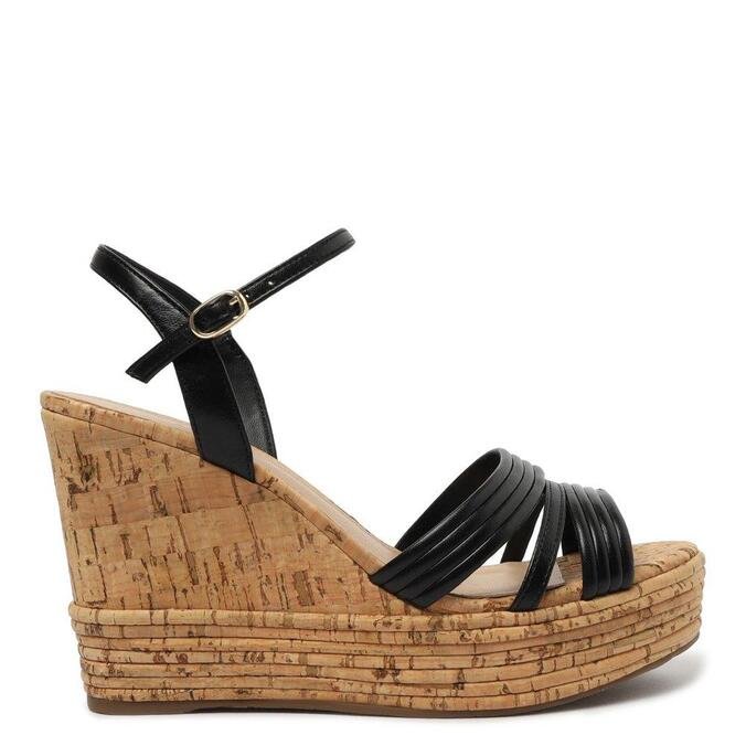 sandalia plataforma cortiça