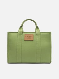 Bolsa Tote Verde Lona Brizza