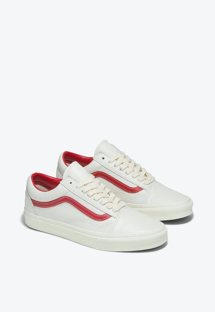 Tênis Old Skool Vintage Leather Blanc De Blanc Multi