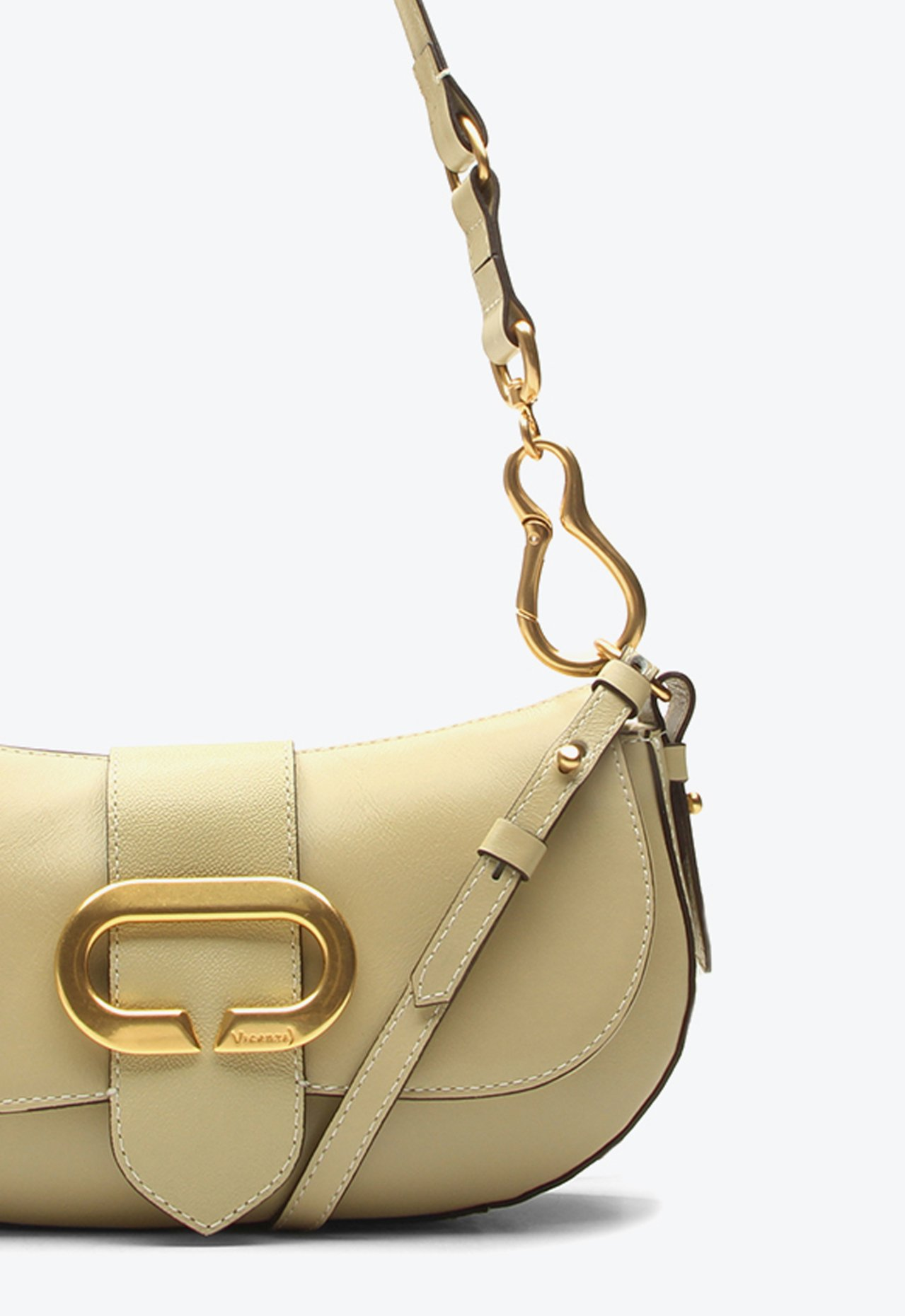 バスカビル Bolsa Shoulder Fly Pequena Bege | ZZ MALL