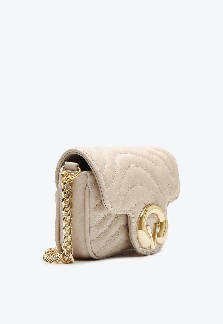 Bolsa Tiracolo Lily Pequena Bege