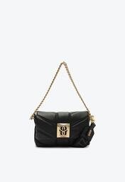 Bolsa Mini Tiracolo Preta Schutz Lorie Couro