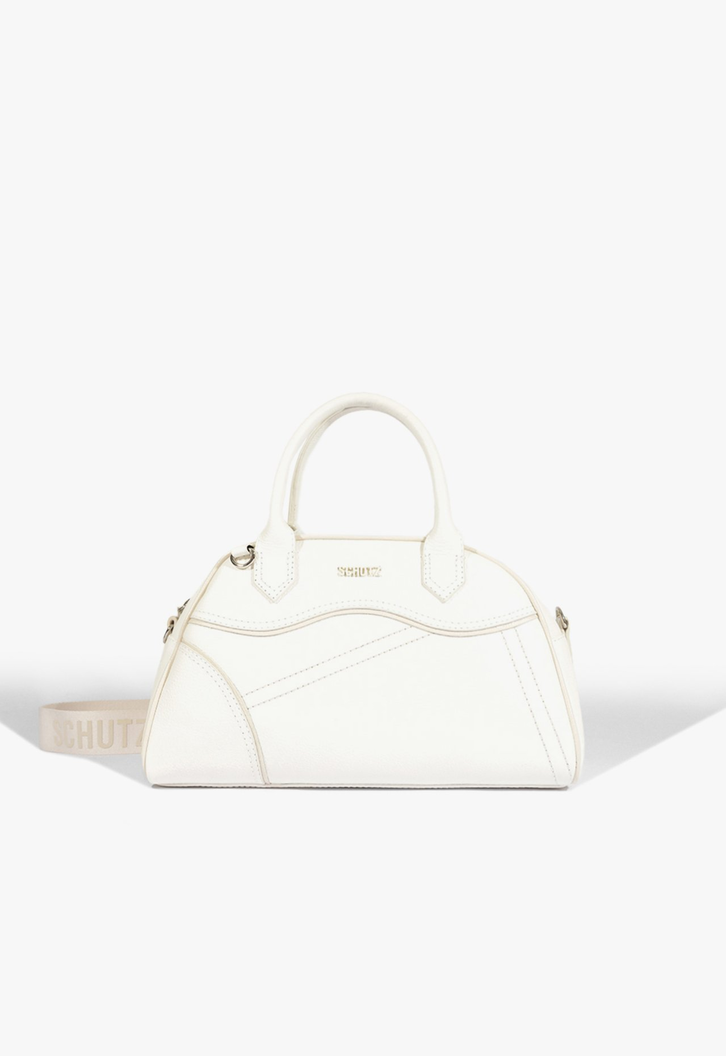 Bolsa Bowling Média Off White | ZZ MALL