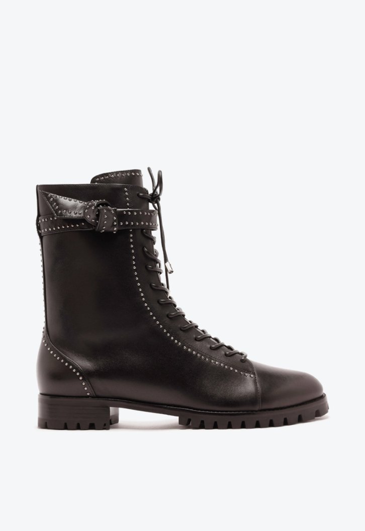 Evelyn Bootie Studs Black
