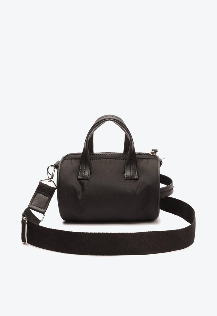 Bolsa Mini Tote Preta Anacapri Nylon Pequena