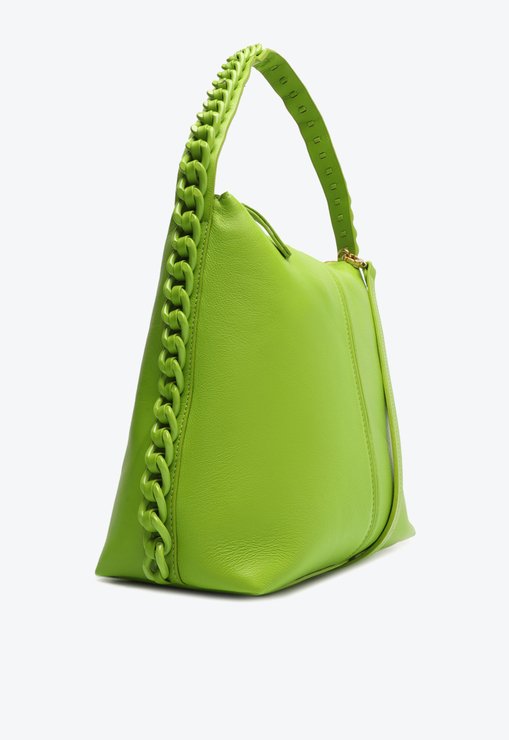 Bolsa Hobo Randall Couro Verde