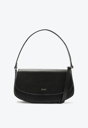 Bolsa Tiracolo Preta Schutz Média Baguette Esther Couro