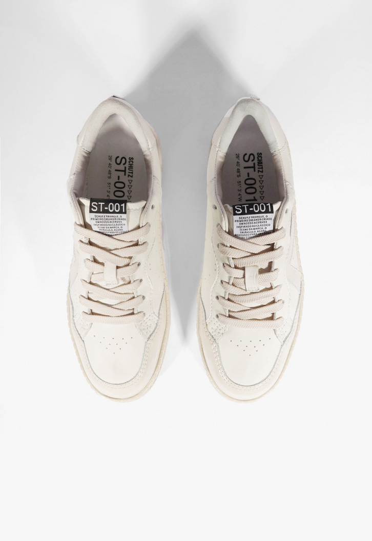 Tênis ST 001 Couro Branco