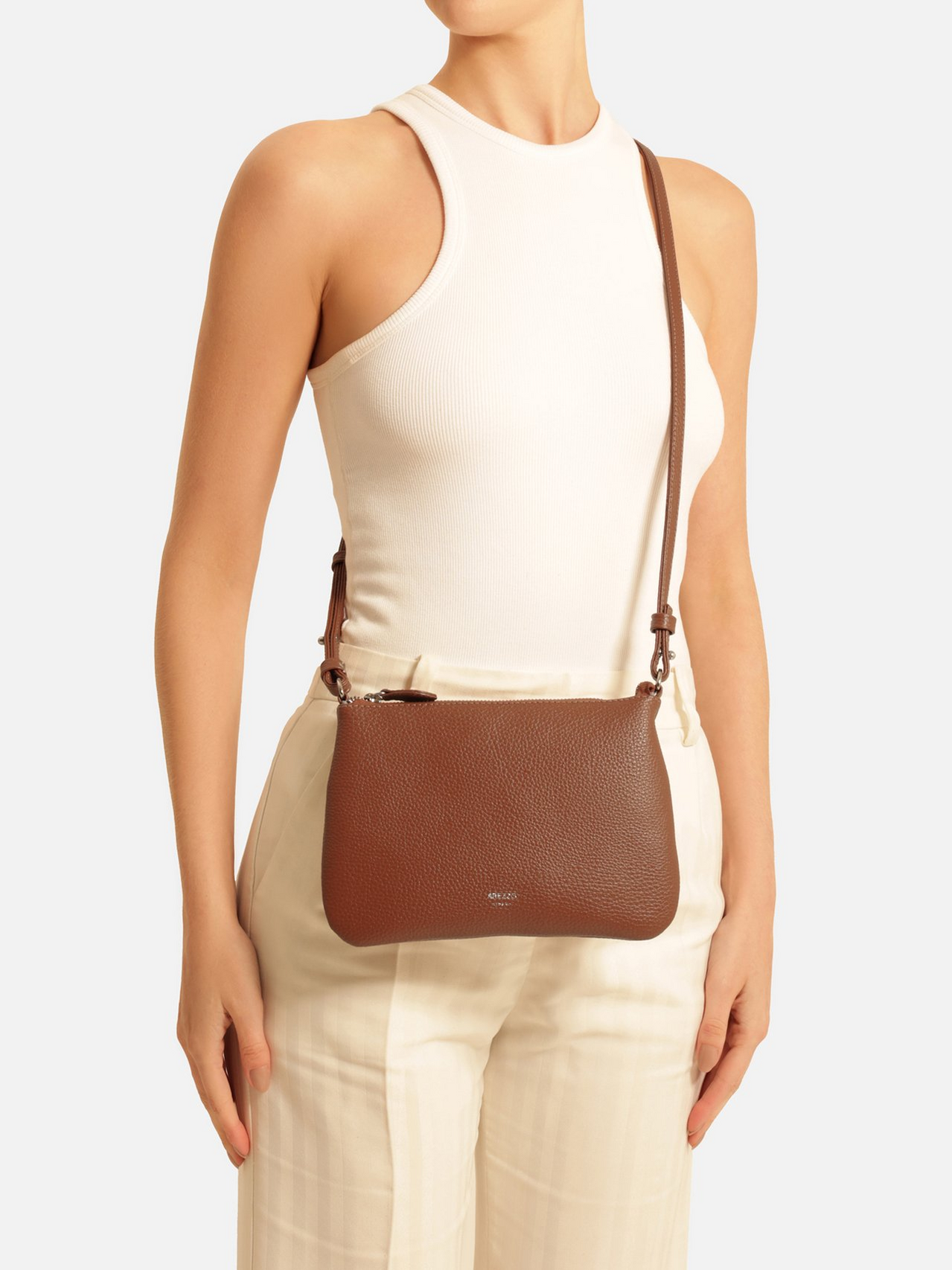 Bolsa Tiracolo Marrom Warm Luisa Pequena | ZZ MALL