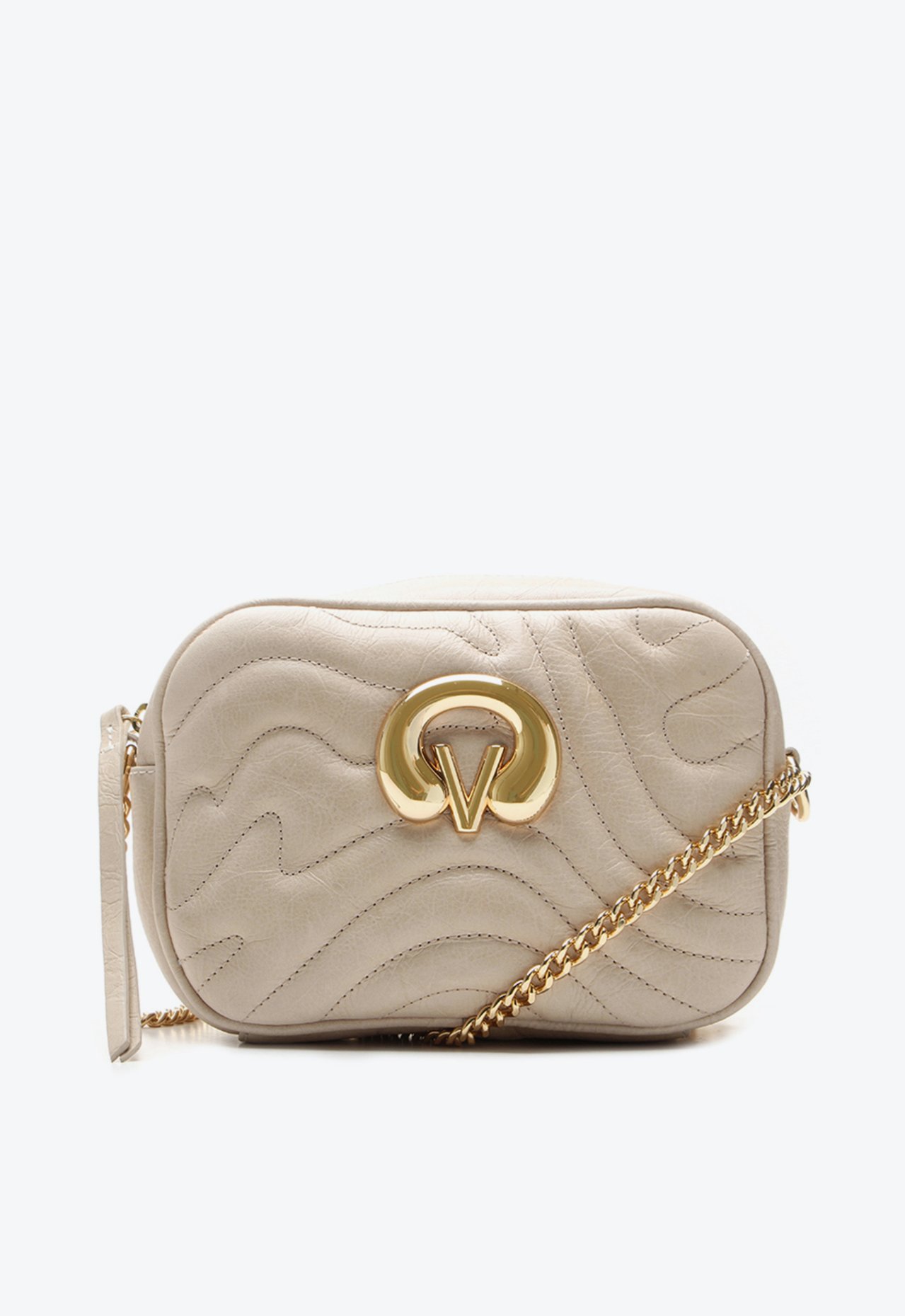 Bolsa Tiracolo Bege Vicenza Adele Pequena