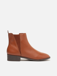Bota Marrom Arezzo Cano Médio