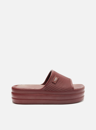 Sandália Vermelha Flatform Oslo Brizza