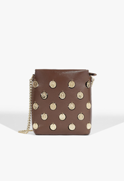 Bolsa Tiracolo Marrom Schutz Luma Couro