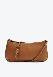 Bolsa Crossbody Marrom Anacapri Média Esfera Madeira
