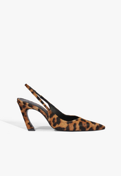 Scarpin Slingback Lexi Camurça Amarelo Mostarda | ZZ MALL