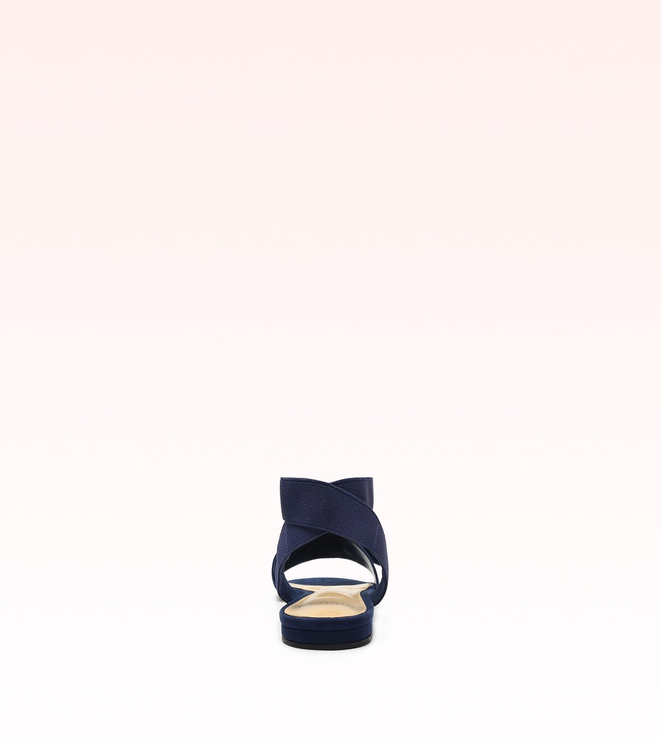 Madelina Birman Leather Elastic Midnight Blue