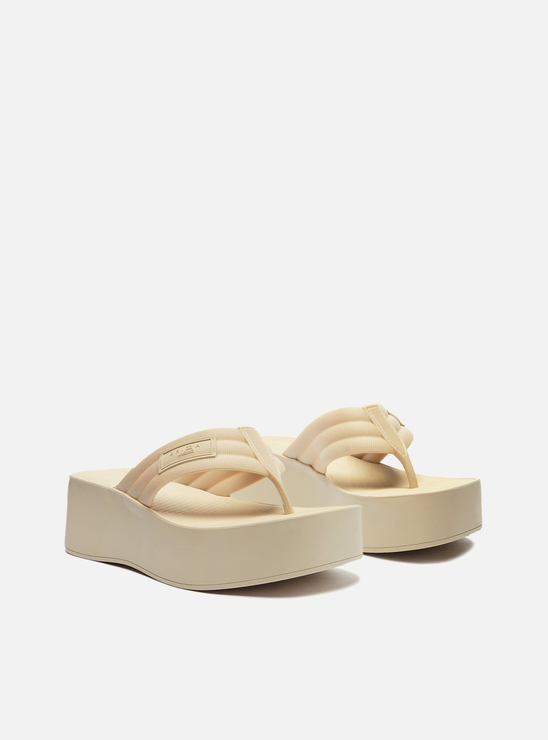 Sandália Flatform Off-white Brizza Tiras