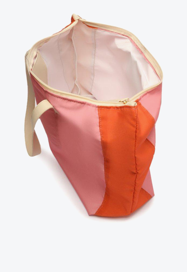Bolsa Shopping Rosa Anacapri Confete Caloi Grande