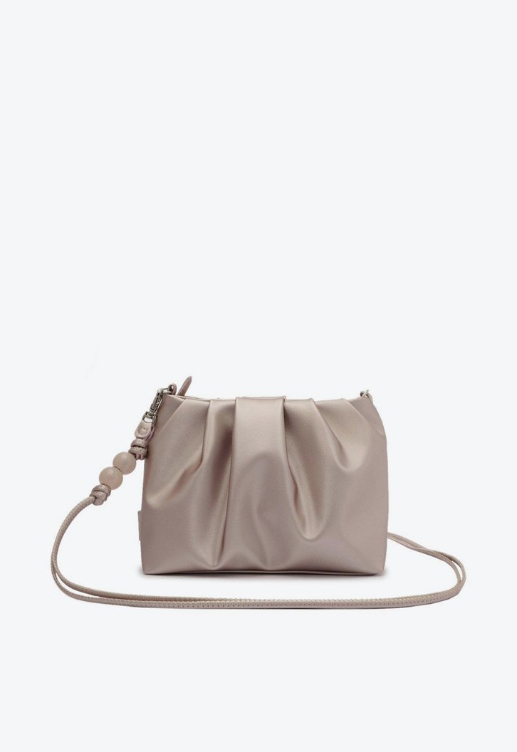 Bolsa Tiracolo Metalizada Anacapri Franzida Pequena