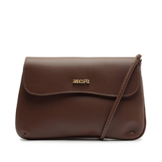 Bolsa Tiracolo Média Dome Marrom