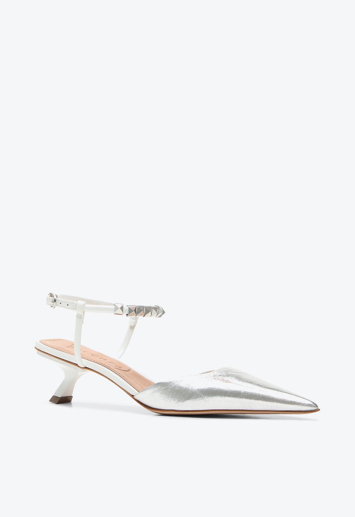 Slingback Servia Prata
