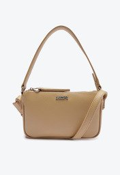 Bolsa Crossbody Nude Anacapri Baguete Neutra Básica Pequena