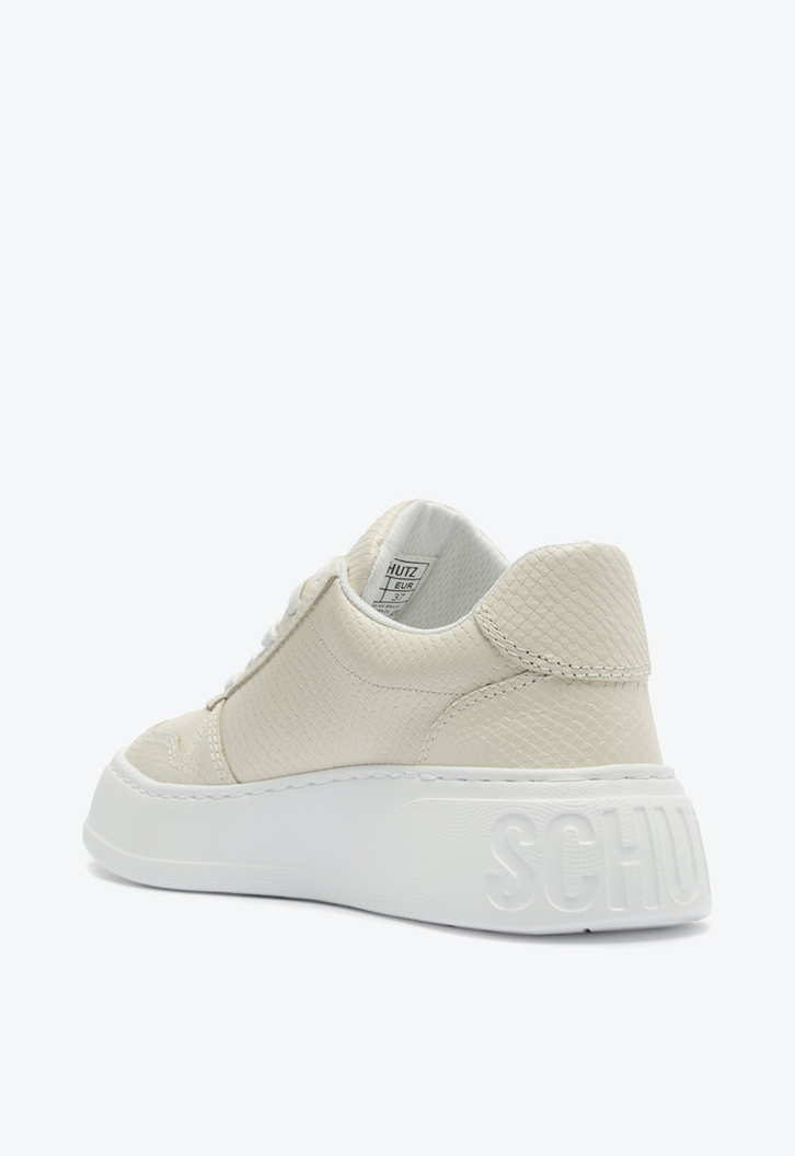 TÊNIS FLATFORM COURO Bege