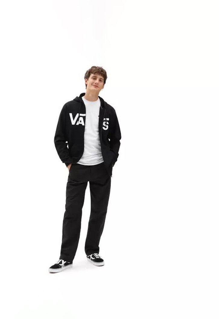 Moletom Vans Classic Zip Hoodie Ll Black White
