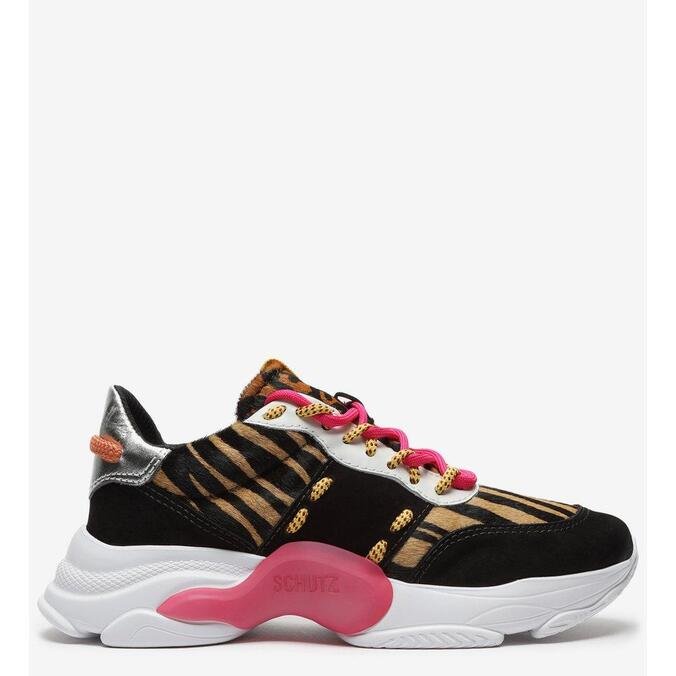 tenis animal print schutz