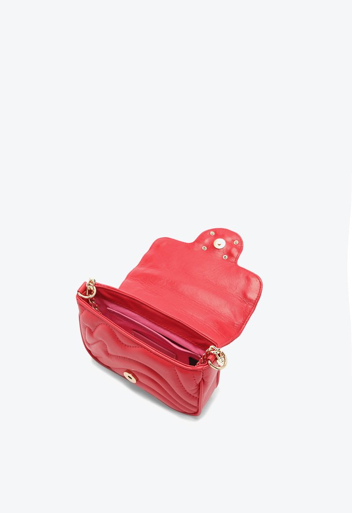 Bolsa Tiracolo Pequena Lily Vermelho