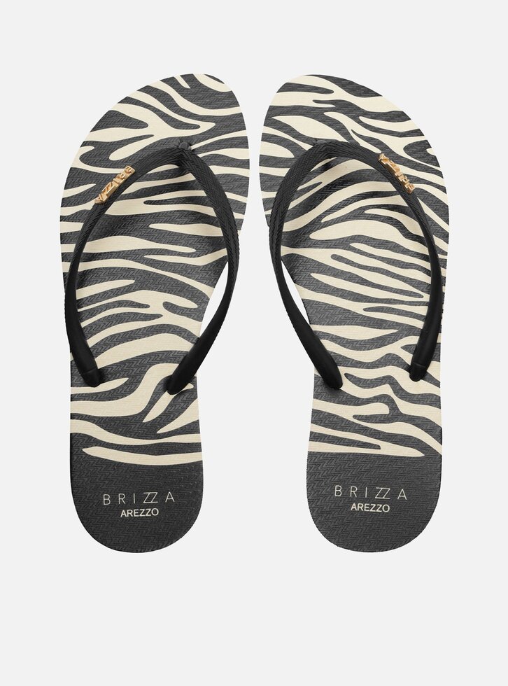 Chinelo de Dedo Preto Brizza