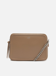 Bolsa Tiracolo Cinza Arezzo Corrente Pequena